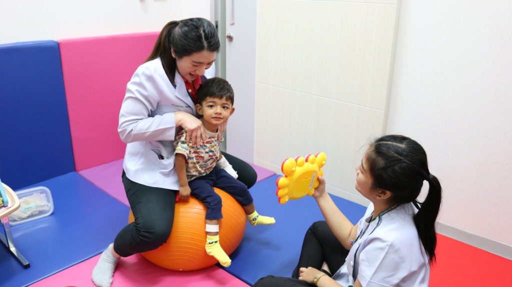 A cerebral palsy patient Emilio who has received treatment at Verita Neuro