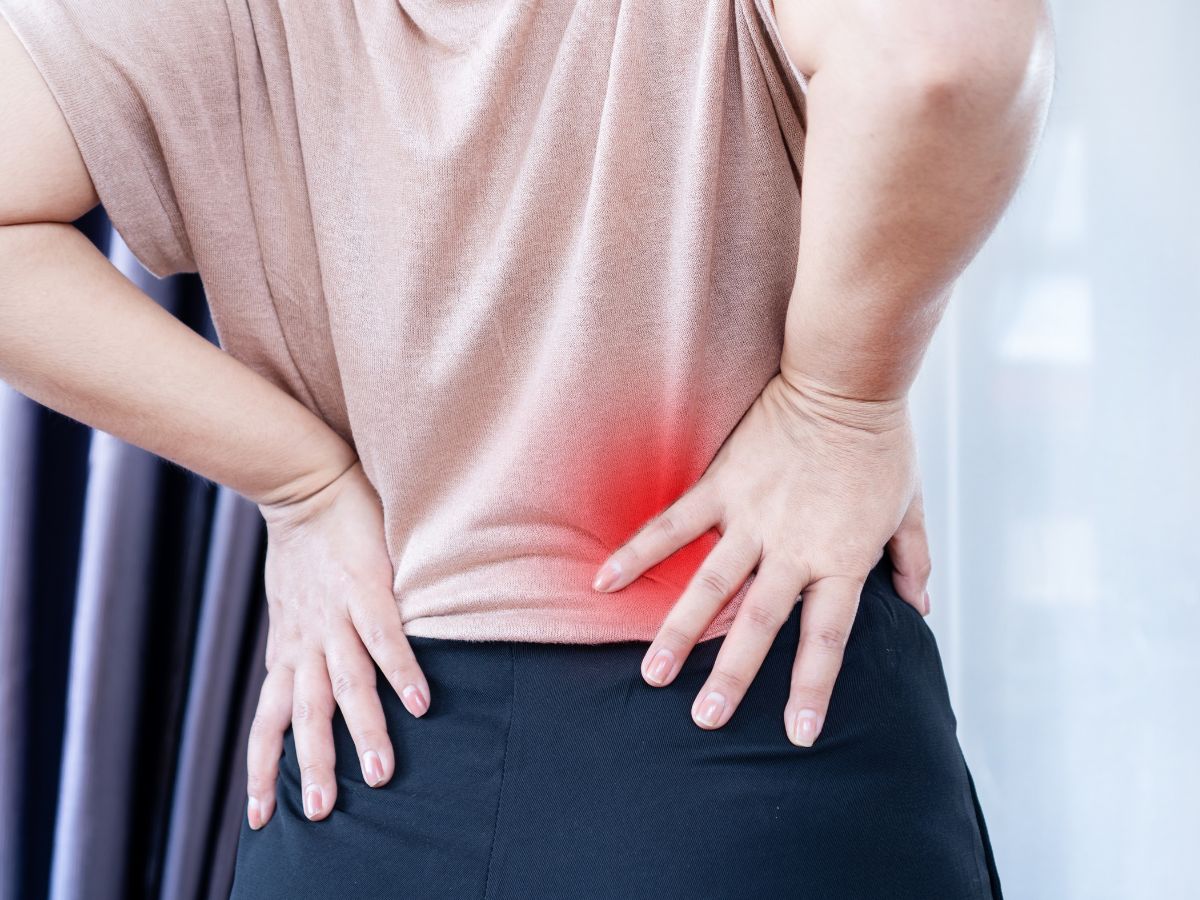 Image showing lower back pain area