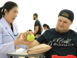 Verita Neuro - Blog - Header for interview with Payton who was in a car wreck, which left the 22 year old with a C4-level spinal cord injury.